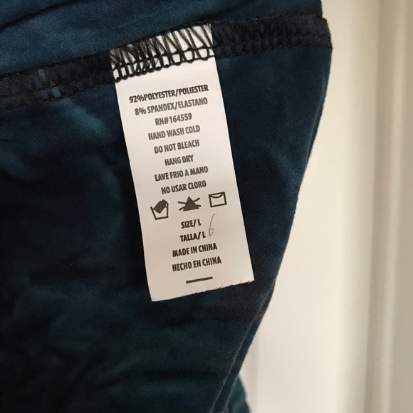 NWT Leggings Depot Tie Dye Joggers Size Large - Picture 6 of 6